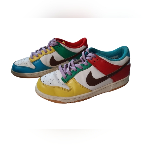 Nike Dunk Colorful Low-Top Sneakers Size 7 Youth - Picture 8 of 14